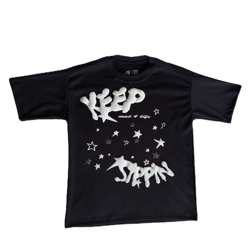 KEEP SIPPIN BLACK T-SHIRT