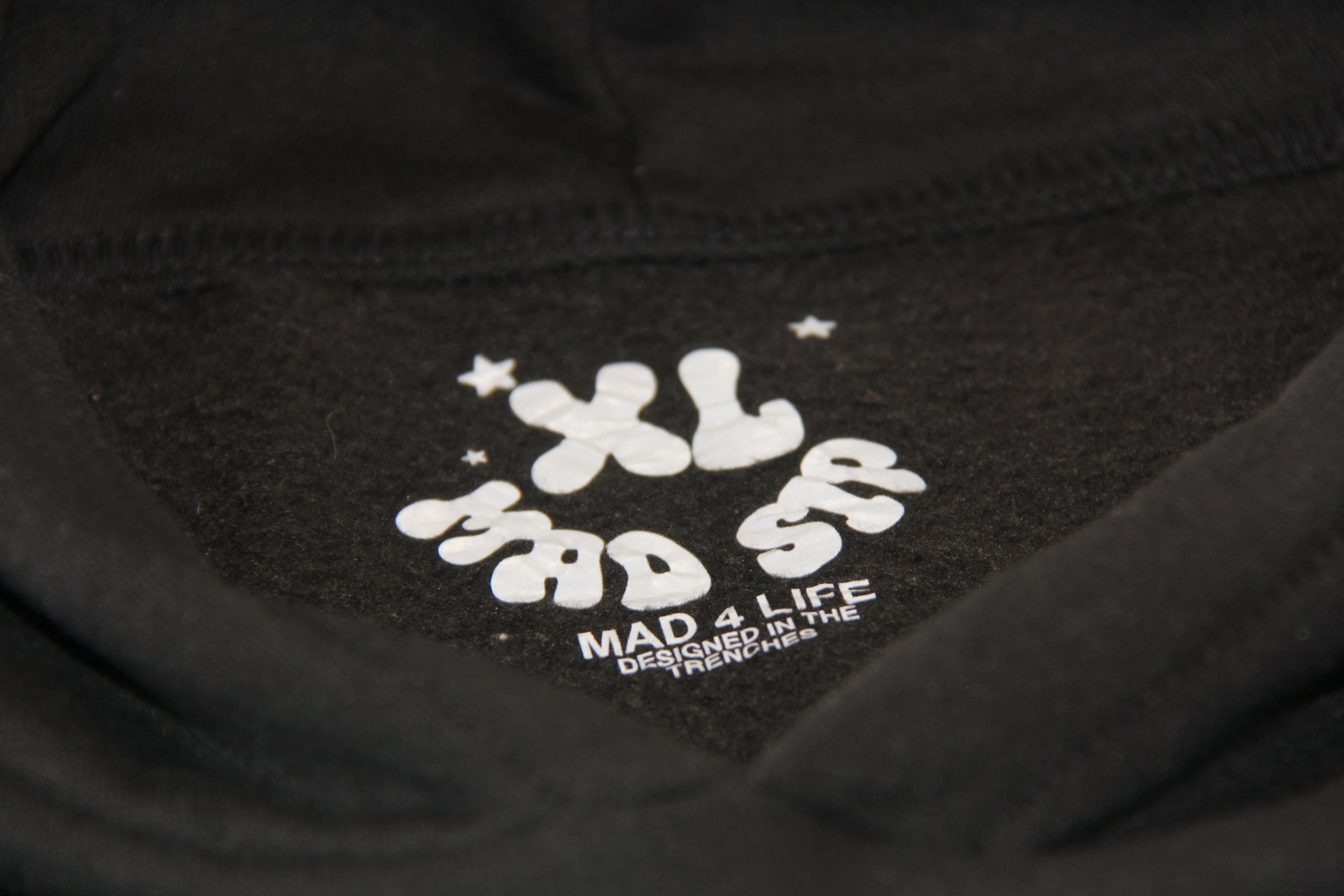 BLACK HOODIE STARS